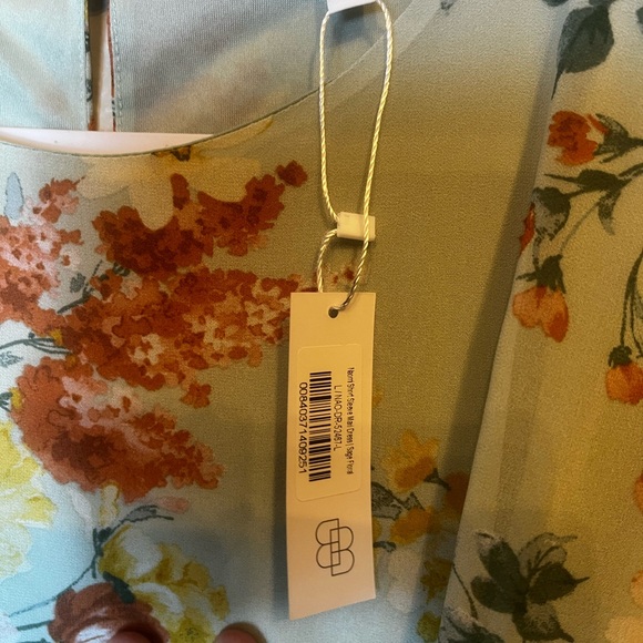 NWT Baltic Born Naomi Short Sleeve Maxi Dress in Sage Floral Size L - Picture 6 of 9